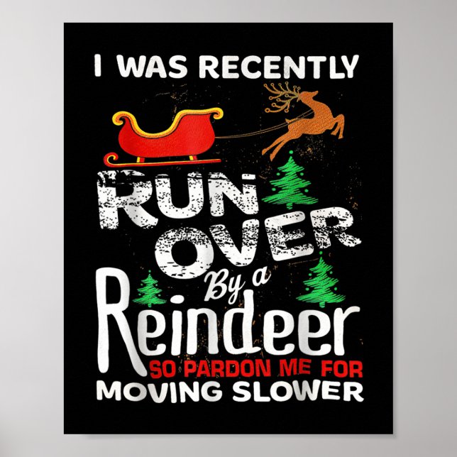 Poster Grandma Got Run Over By A Reindeer Christmas So Pa (Frente)