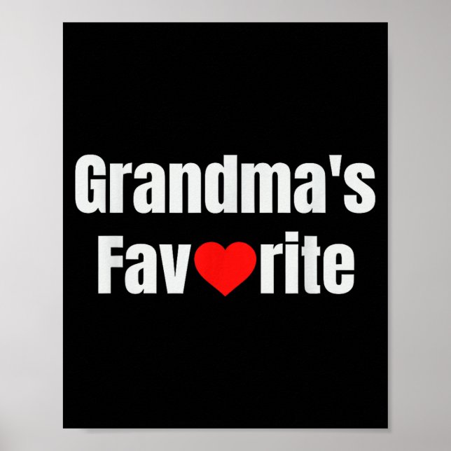 Poster Grandma's Favorite  (Frente)