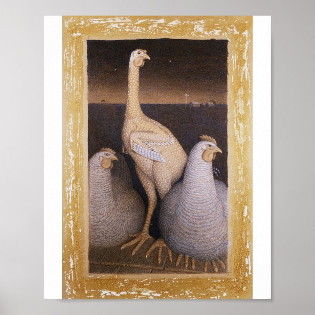 Poster Grant Wood - Adolescência (Frente)