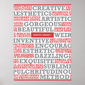 Poster "Graphic Design is"