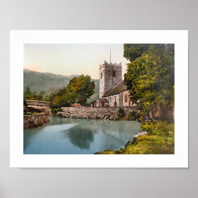 Pôster Grasmere Church, Lake District England (Frente)
