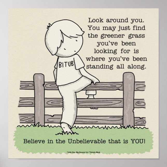 Poster Grass Greener (Frente)