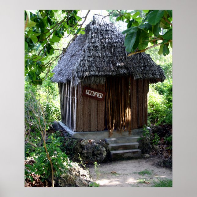 Pôster Grass Hut (Frente)