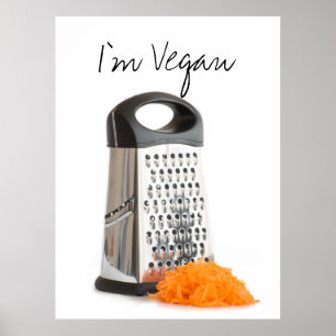 Poster Grater e cenoura raspada