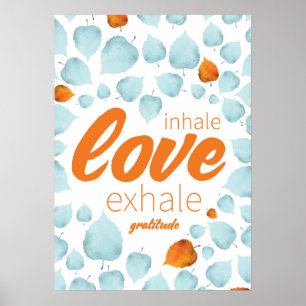 Poster Gratidão Incentivar Sucesso Dicas de Vida CitaçãoA