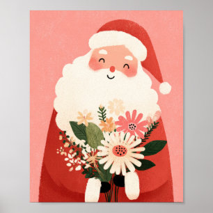 Poster Grátis Natal Ilustração de Papai Noel