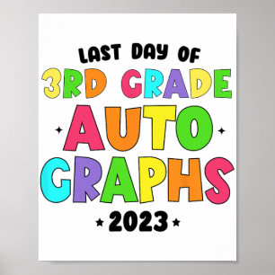 Poster Grau No Último Dia De Autografos Escolares