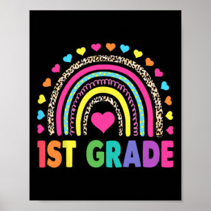 Poster Grau Rainbow Girls Boys Equipe de Professores 1rua