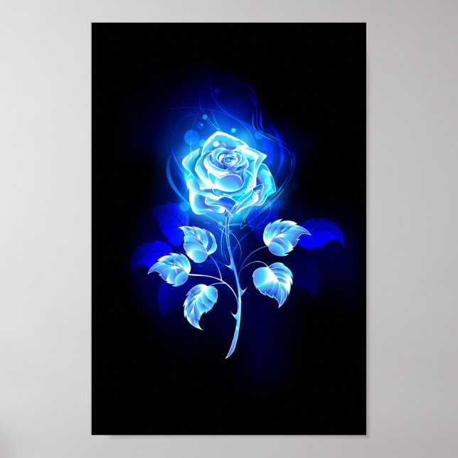 Poster Gravação de Rosa Azul (Frente)