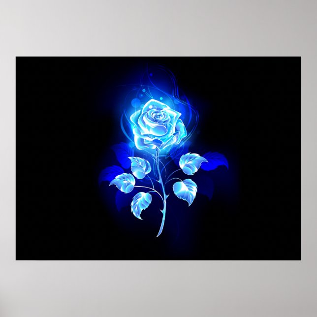 Poster Gravação de Rosa Azul (Frente)