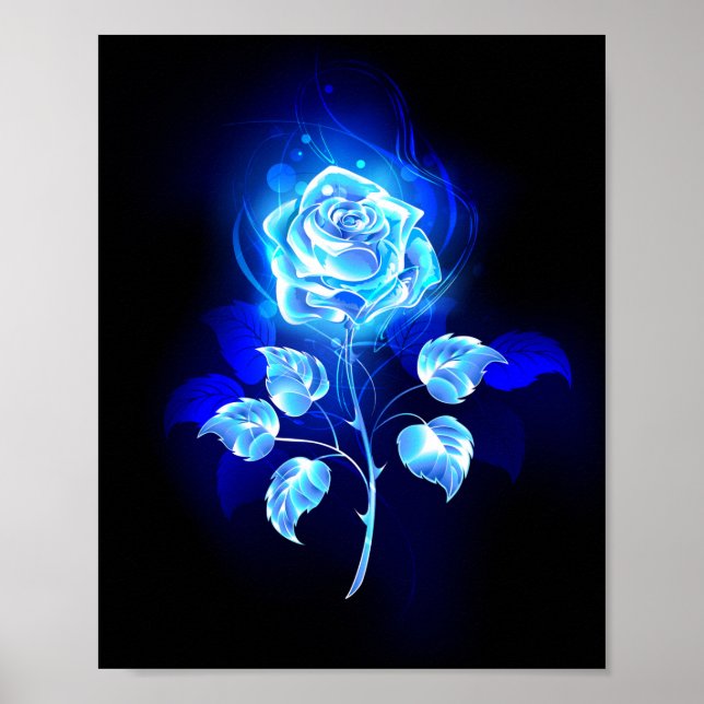 Poster Gravação de Rosa Azul (Frente)