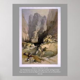 Poster Gravado na pedra por Louis Haghe