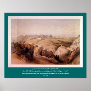 Poster Gravado na pedra por Louis Haghe