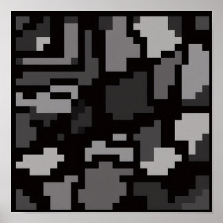 Poster Gray abstract