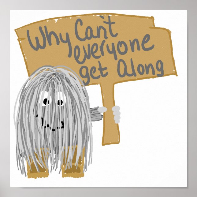 Poster gray get along (Frente)