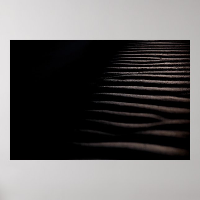 POSTER GRAY SAND IN CHIAROSCURO PHOTOGRAPHY (Frente)