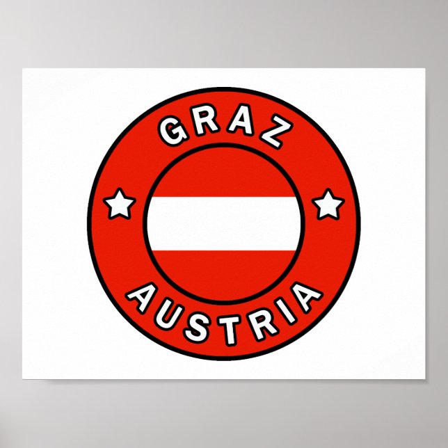 Poster Graz Áustria (Frente)