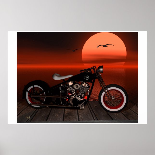 Poster Greaser Sunset (Frente)