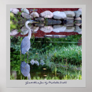 Poster Great Blue Zen