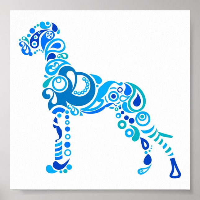 Pôster Great Dane (Frente)