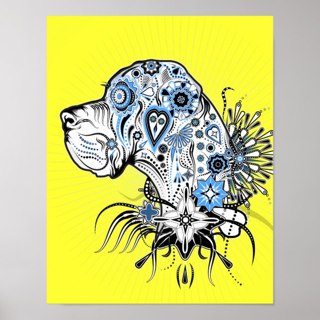 Pôster Great Dane (Frente)