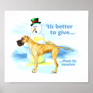 Pôster Great Dane BTG Brindle UC