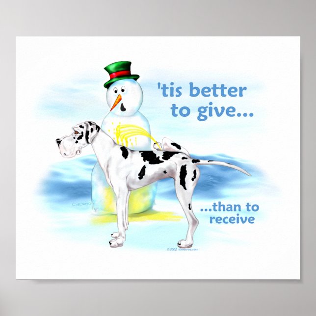 Pôster Great Dane BTG Harlequin UC (Frente)