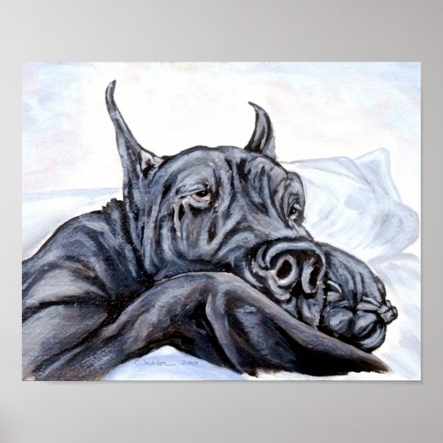 Poster Great Dane Sofa Dreams (Frente)
