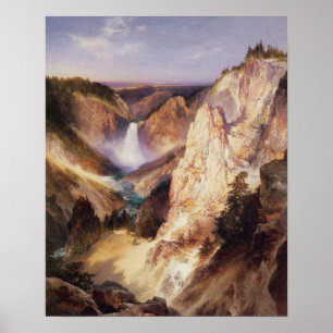 Pôster Great Falls de Yellowstone