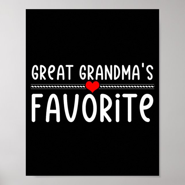 Poster Great Grandmas Favorite  (Frente)