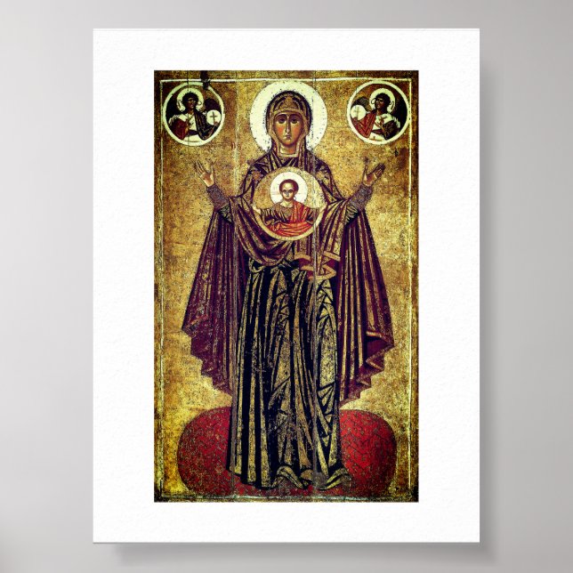 Poster Great Panagia from Yaroslavl (Frente)