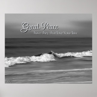 Poster Great Peace That Love Your Law Oceanside