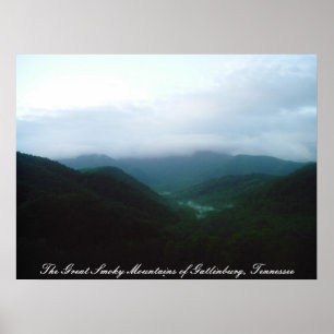 Poster Great Smoky Mountains de Gatlinbu…