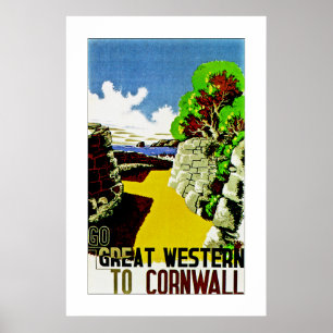 Poster Great Western a Cornualha