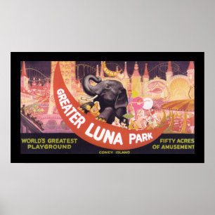 Pôster Greater Luna Park (canvas)