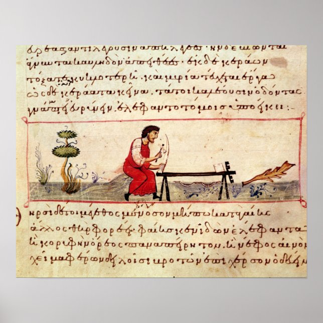 Poster Grec 479 Trabalho tradicional de marfim (Frente)