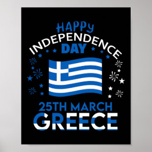 Poster Grécia 203º Dia da Independência Grécia F do Orgul