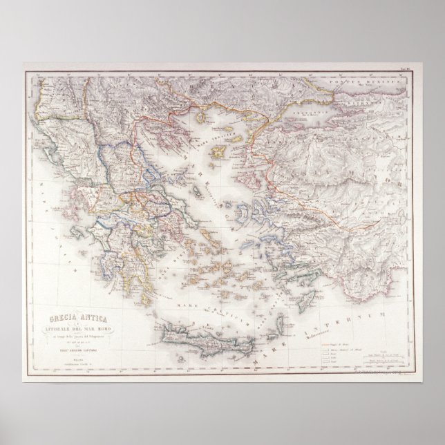 Poster Grécia antiga (Frente)