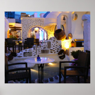 Poster Grécia do restaurante