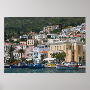 Poster GRÉCIA, Ilhas do Egeu do Nordeste, SAMOS,