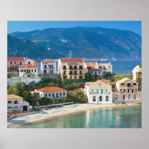 Pôster GRÉCIA, Ilhas Jônicas, KEFALONIA, Assos: 2