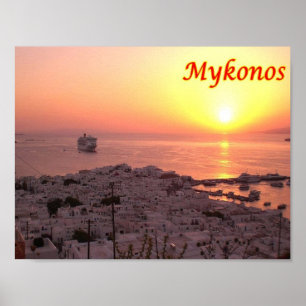 Poster Grécia - Mykonos -
