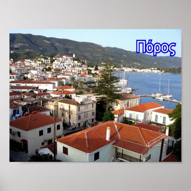 Poster Grécia - Paros - (Frente)
