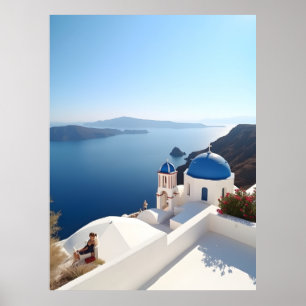Poster Grécia Santorini