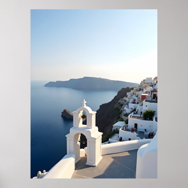 Poster Grécia Santorini (Frente)