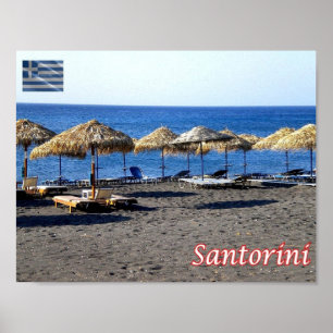 Poster Grécia - Santorini - Thera - Thira -