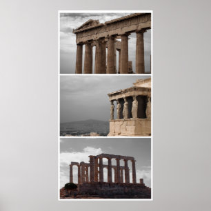 Poster Grécia triplo