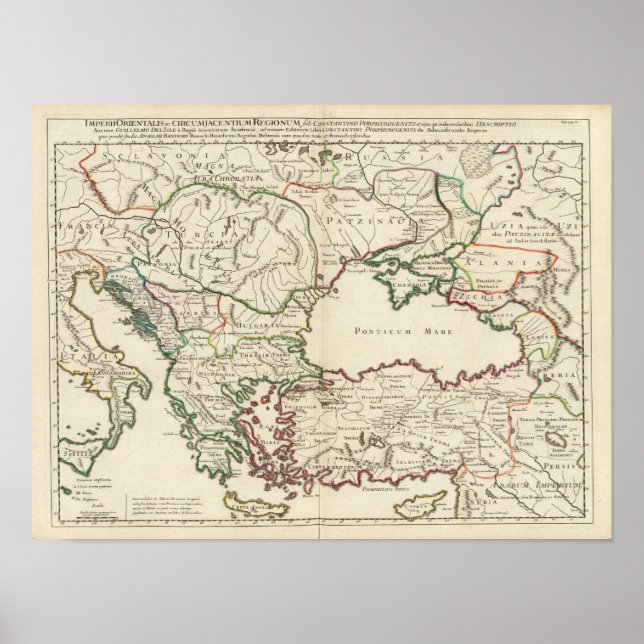 Pôster Grécia, Turquia, Europa (Frente)