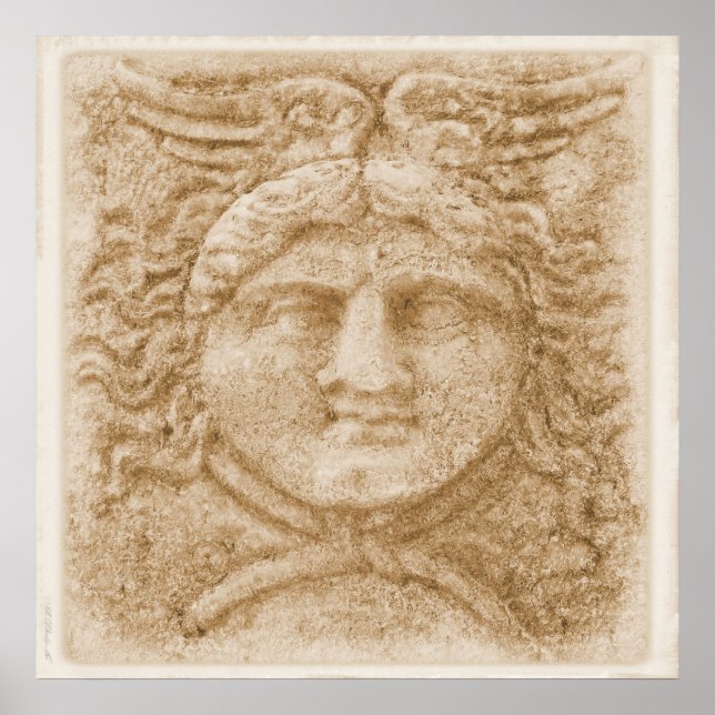 Pôster Greek God Hermes PICTURE ancient image of Hermes (Frente)