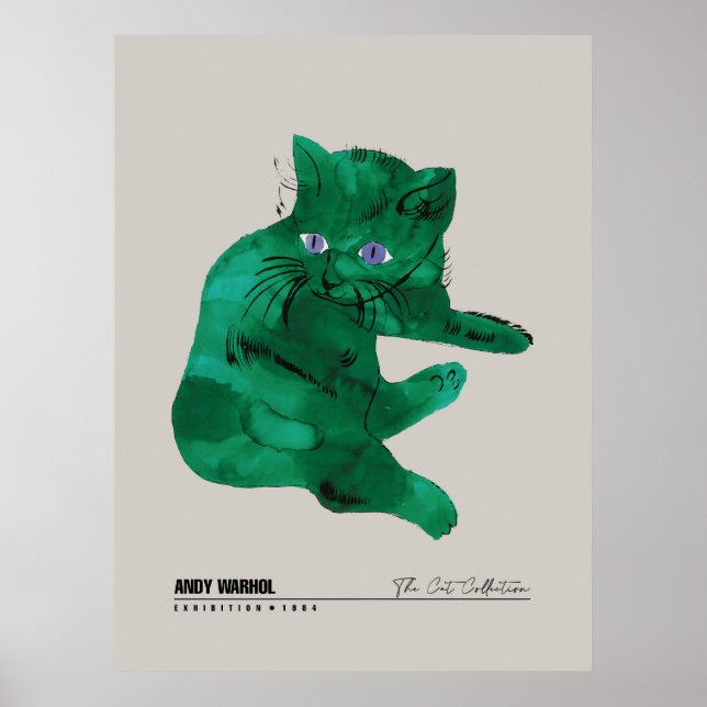 Poster Green Cat (Frente)
